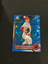Bryce Hubbart 2022 Bowman Draft Sapphire Edition #BDC-17 Cincinnati Reds