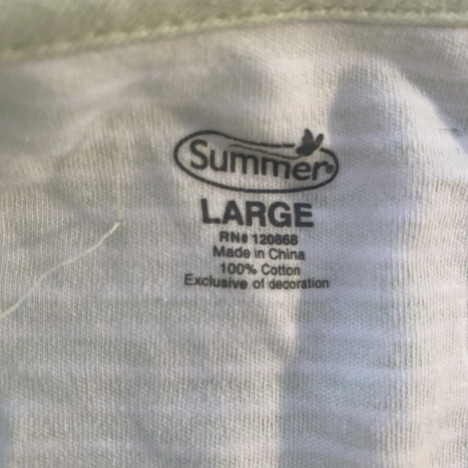 Manta portátil de verano para bebés saco de dormir grande verde blanco rayas 100 % algodón Foto 4 de 4