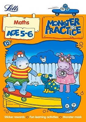 Maths Age 5-6 (Letts Monster Practice),Melissa Blackwood, Liz Da