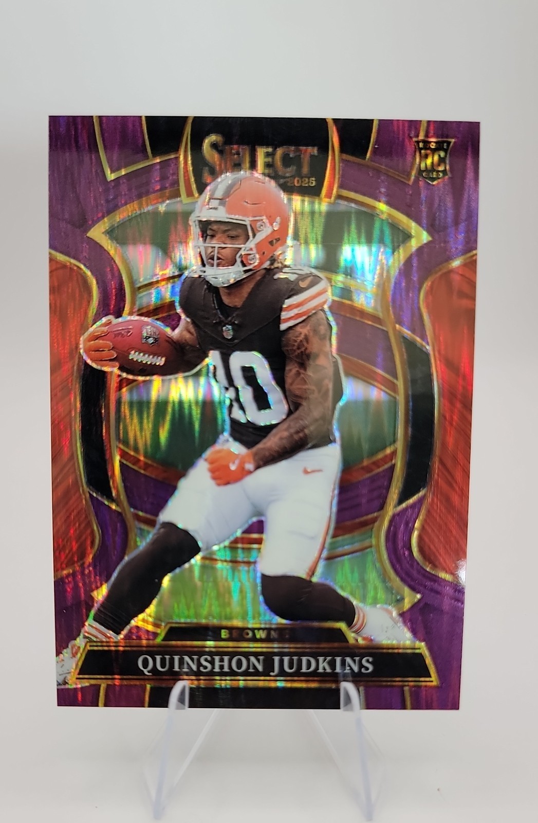 2025 Panini Select - Concourse Quinshon Judkins #55 Purple Shock Prizm /699 (RC)