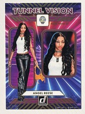 Angel Reese 2025 Panini Donruss WNBA Tunnel Vision #9