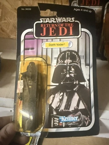 vtg 1983 Kenner Darth Vader Return of the Jedi 65 Back Rare Card MOC