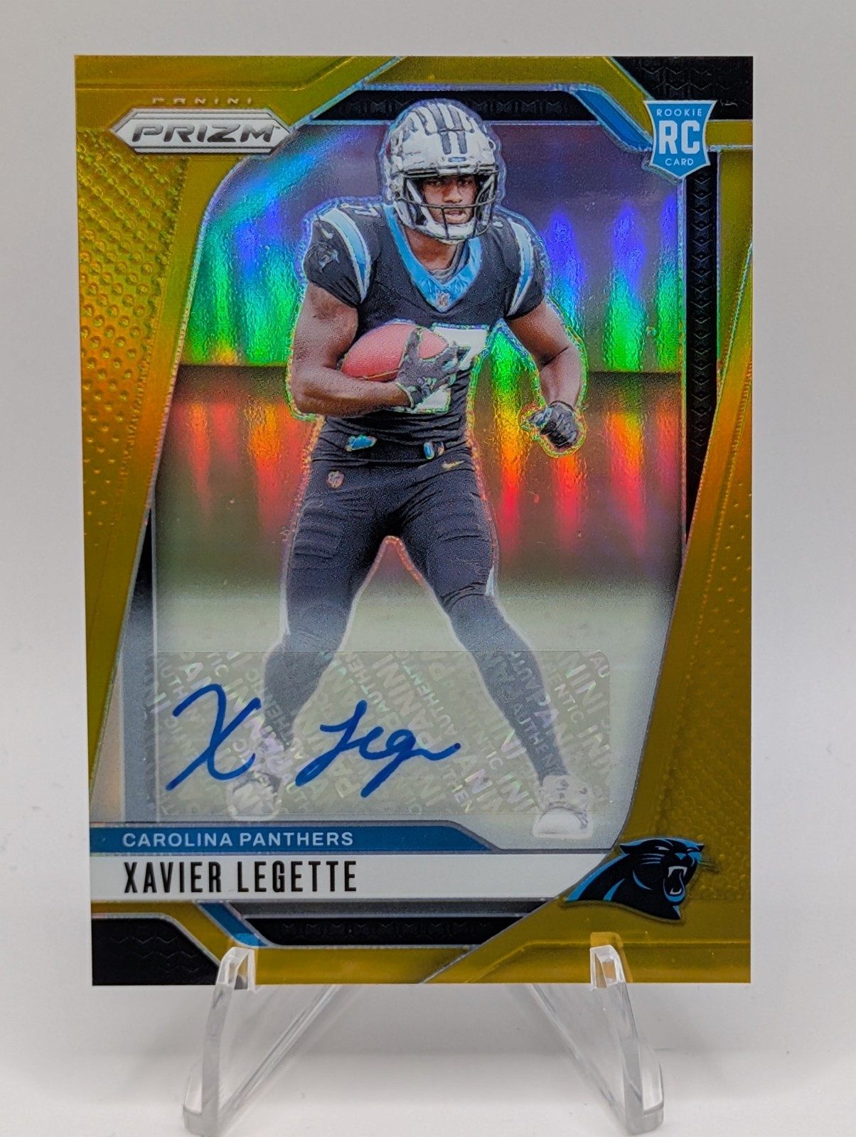 🔥True Gold Rookie Auto (#4/10) Xavier Legette ROOKIE RC 2024 Prizm🔥