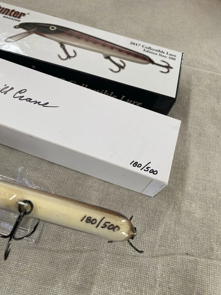 Señuelo grúa Musky Hunter Magazine 2017 coleccionable cebo 180 de 500 Foto 2 de 4