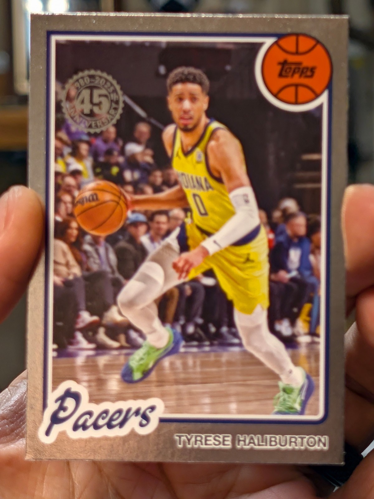 2025-26 Topps 1980-81 Topps Tyrese Haliburton - Indiana Pacers (Card #80BK-94)