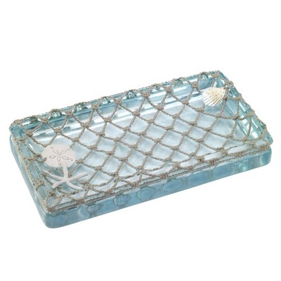 S Decorative Tray Resin Countertop Organizer Beach Inspired Bathroom Accessories