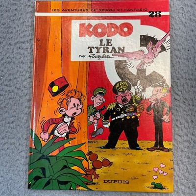 Dupuis Spirou et Fantasio Kodo Le Tyran Vol 28 French Comic 1979 HC Excellent