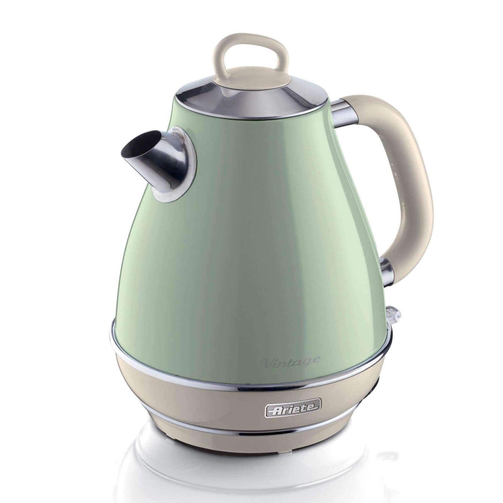Ariete Bollitore Elettrico 2869 1,7 Litri 2000W Acciaio Inox Linea Vintage Verde