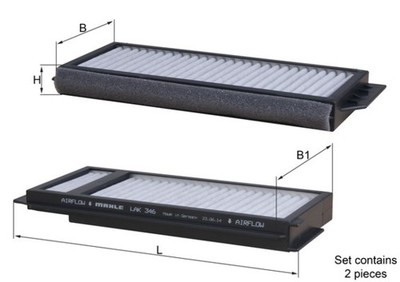 KNECHT Filtro, Aria abitacolo LAO467/S