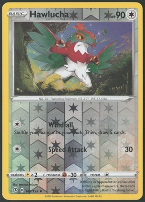 Hawlucha Reverse Holo 148/192 SWSH02: Rebel Clash NM