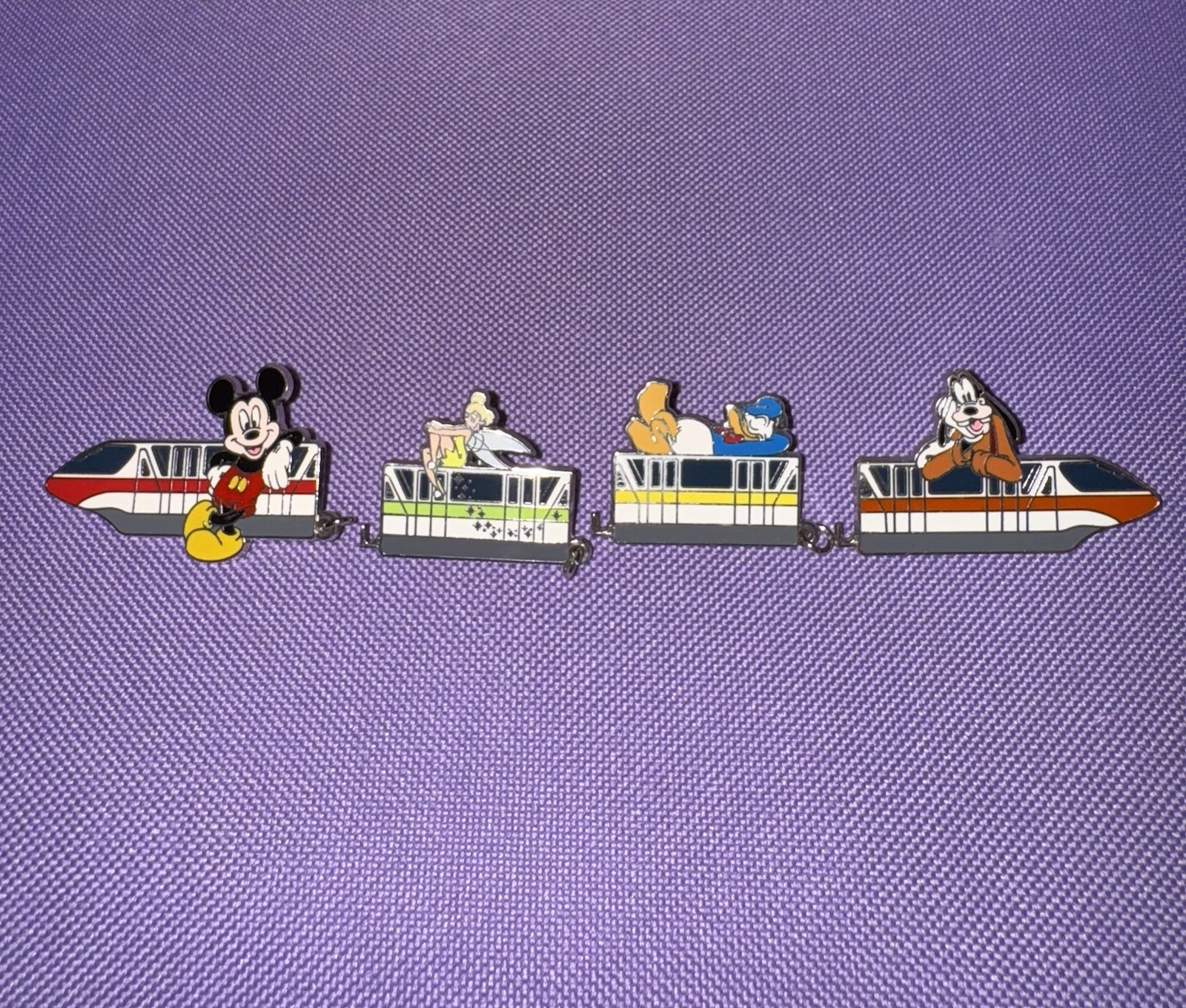2006 Disney World Monorail Limited Edition Pin Set 4 Out of 10 Pins