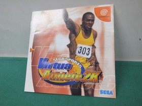SEGA Dreamcast Virtua Athlete 2K -- spine, postcard, etc. JAPAN GAME. DC. 30033B