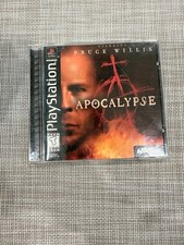 PS1 Apocalypse Starring Bruce Willis Black Label CIB