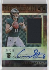 2022 Panini Illusions First Impressions Memorabilia /249 Carson Strong Auto qf8