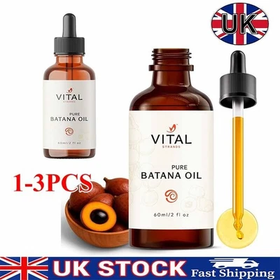 1~3X Vital Strands 100% Organic Batana Oil for Hair Growth for All Hair Types UK