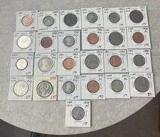 Lot of 25 Canadian 1970s & 1980s PL Prooflike & Proof Coins L2