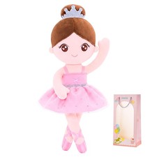 Baby Girl Gifts Dolls Soft Plush Toy Ballet Girl Doll Light Pink