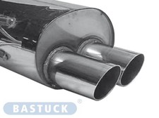 Bastuck Endschalldämpfer 2x 76 mm - Renault Clio 2 2.0 16V