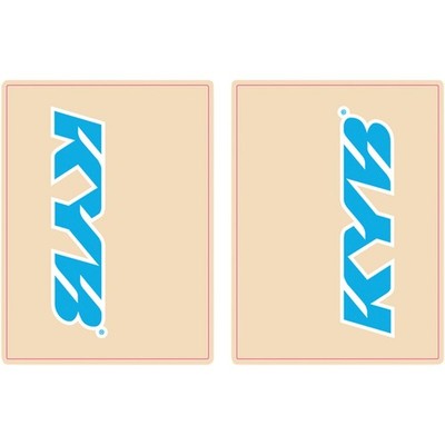 Flu Designs Upper Fork Decal for Kayaba - Blue 01014
