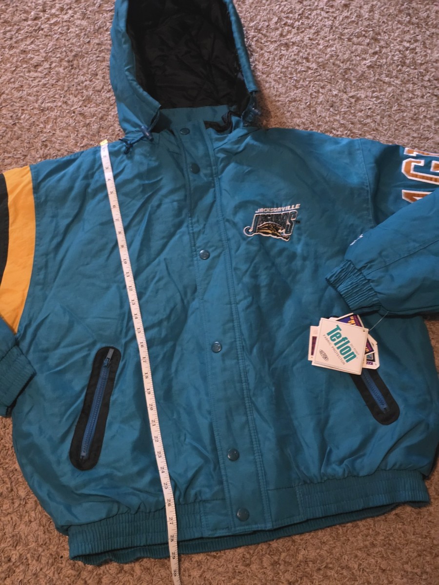 Starter Jacket Jacksonville Jaguars Banned Logo Large Mens Hooded
