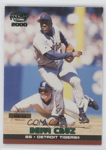 2000 Pacific Emerald Green /99 Deivi Cruz #159