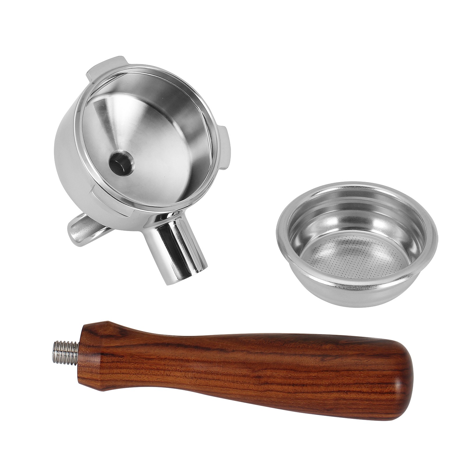 1&times;Double Spouts 58mm Coffee Portafilter For Barsetto BAE01/02 Calphalon Temp IQ
