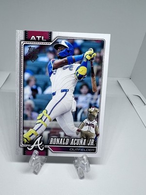 2026 Topps Ronald Acuna Jr Hidden Mascot Variation SSP Celebration