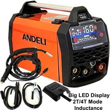 ANDELI MIG Inverter Welder 160A Flux Cored Gasless MMA/Lift-TIG Welding Machine