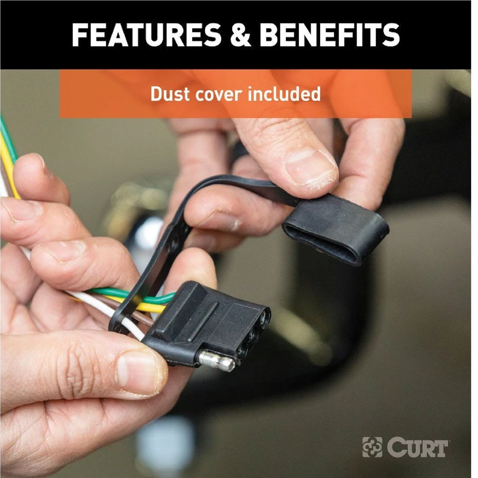 Curt Trailer Hitch Wiring Connector 56099 For 10-11 Lexus Hs 250H Ct200H - Image 4 of 4