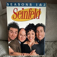 Seinfeld Seasons 1 2 DVD Box Set Full Screen Remastered Jerry Seinfeld 4-Disc