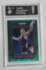 2023 Panini Prizm WWE Green Mr Perfect Curt Hennig #109 MINT 9