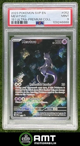 Mewtwo PSA 9 2023-25 Pokemon SV Black Star Promos 151 Ultra Premium #052 6888