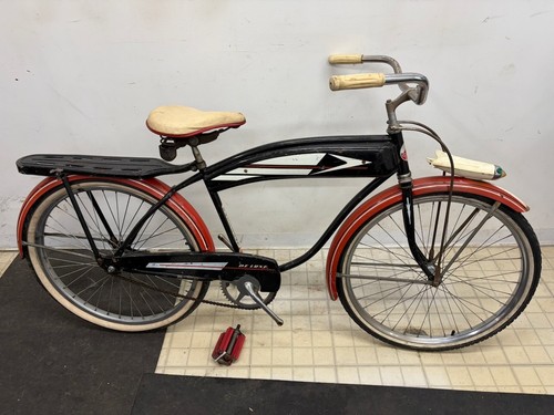 Rollfast Deluxe 26" Mens Bicycle With Tank & Delta Light Original