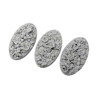 Micro Art Mini Base Jungle 70mm Jungle - Oval Bases Pack New