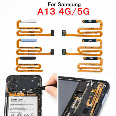 Power Home Button Flex Kabel mit Fingerabdruck für Samsung Galaxy A13 4G 5G