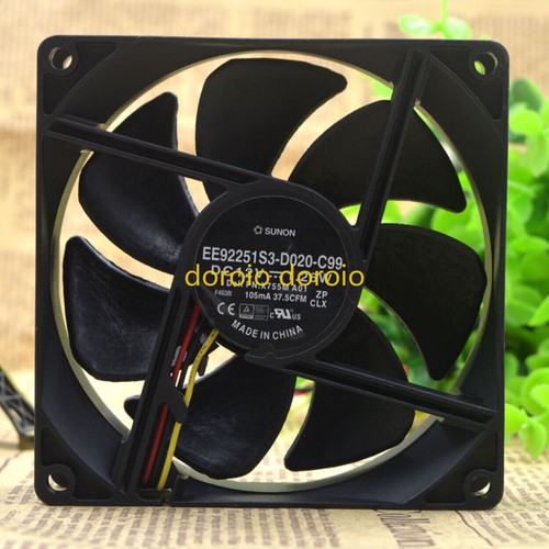 For SUNON EE92251S3-D020-C99 9225 12V 9CM 9025 DC Industrial Cooling Fan - Afbeelding 2 van 4