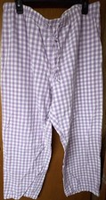 gap body womens pajama bottoms with drawstring xl purple white