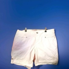 LEI Ashley Trouble Jean Shorts womens 15 Regular  Reg size. White. 100%cotton