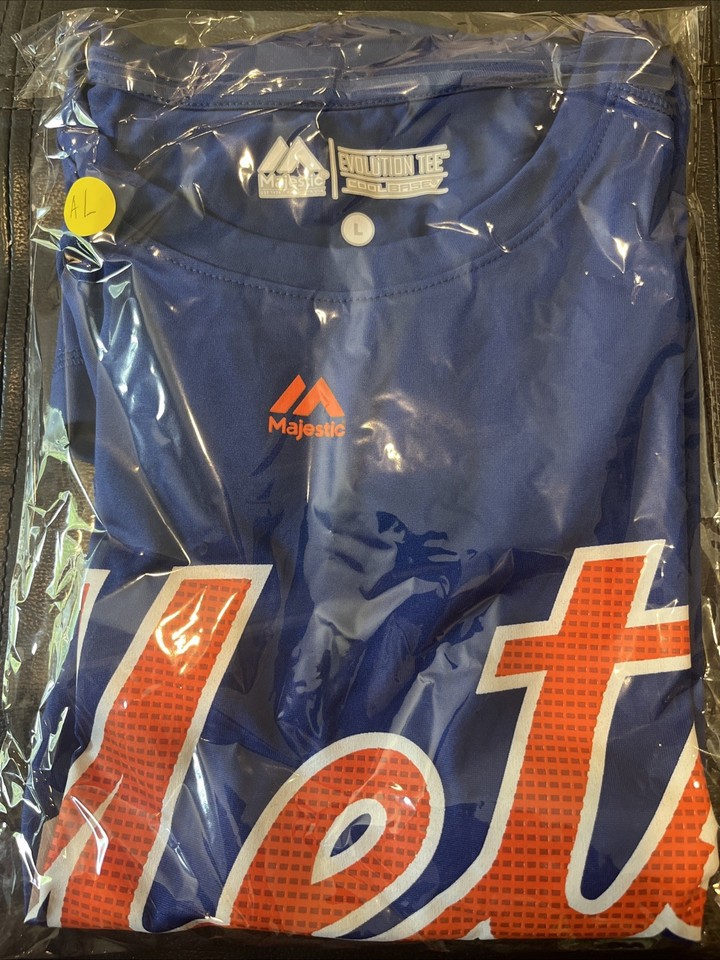 New York Mets Majestic Evolution Cool Base Tshirt Adult Large NEW eBay