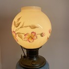 Vtg Large Gone W/The Wind Converted Oil Lamp-Hand Painted — photo 3