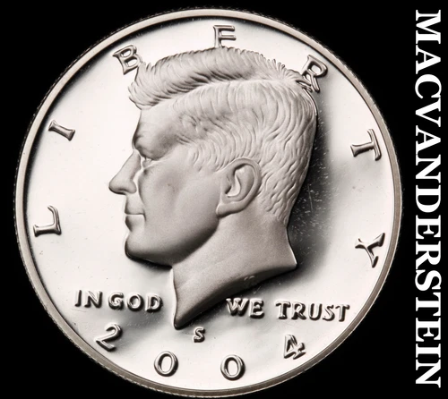 2004-S Silver Kennedy Half Dollar - Choice Gem Proof  Lustrous  #i7674
