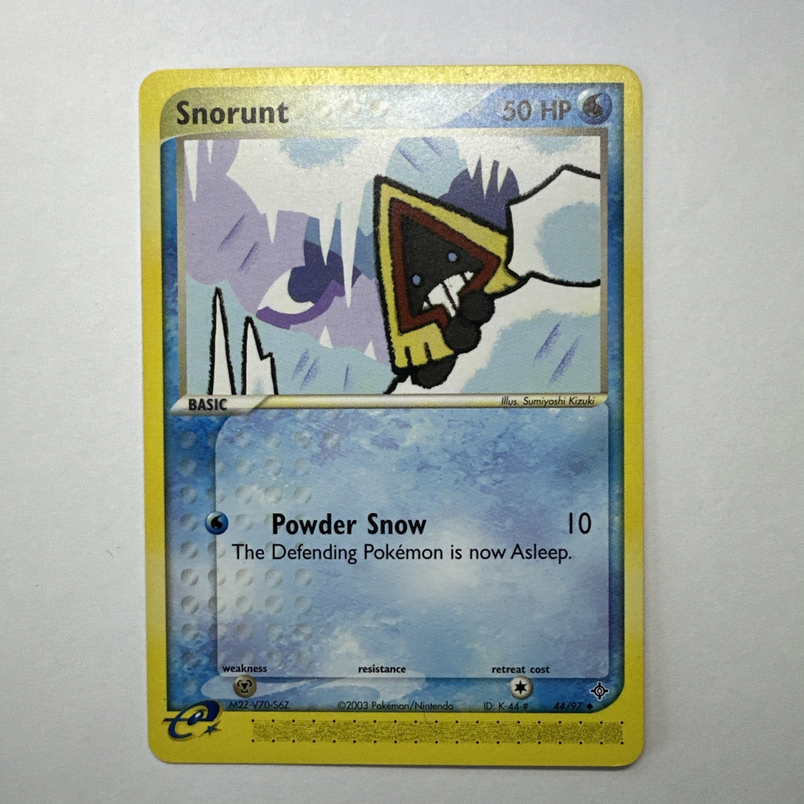 Snorunt 44/97 Non Holo EX Dragon Pokemon Card 2003 LP