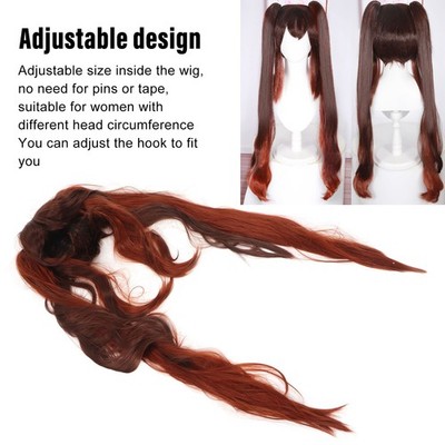 Double Ponytail Cosplay Wig Girls Long Wavy Cosplay Wig For Cosplay Party Ha HOT