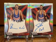 2026 Topps Chrome WWE #RBA-BRU JUL Brutus/Julius Creed Refractor Red Brand Auto