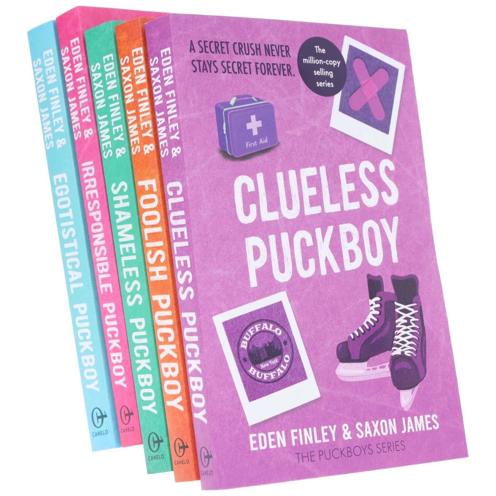 The Puckboys Series by Saxon James & Eden Finley 5 Books Set - Fiction - PB