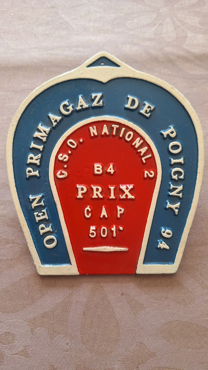 CHEVAUX PLAQUE CONCOURS HIPPIQUE 5éme Prix L'Etrier Hipp Crestois 1968