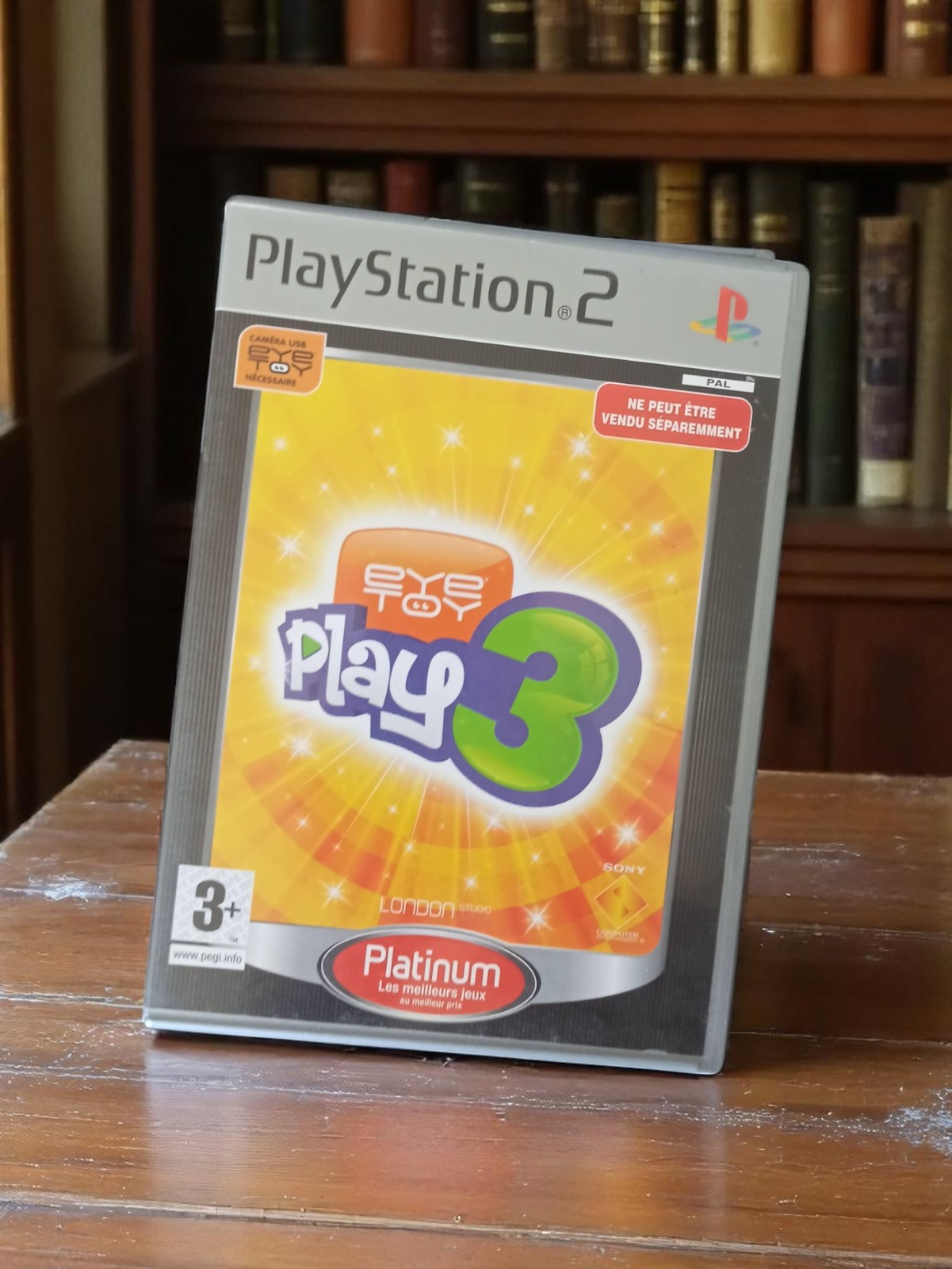 Jeu Playstation 2 PS2 Eyetoy Play 3 Complet - Vintage Fonctionnel