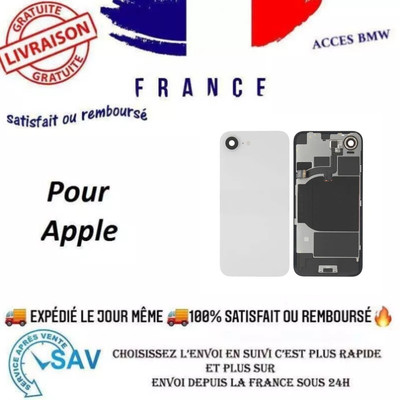 Cache Batterie Et Vitre Arrière Pour IPhone XR - Remplacement Facile - Gris