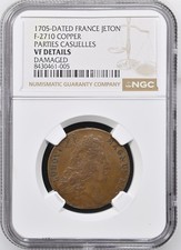 French Jeton 1705, Louis IV