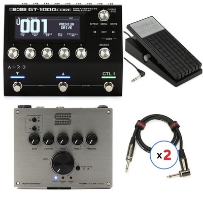 Boss GT-1000CORE Multi-effects Processor and Seymour Duncan PowerStage 100
